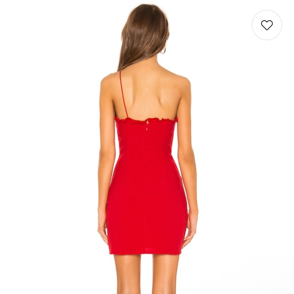 Elizabeth One-Shoulder Ruffle Mini Dress from Superdown - Picture 3 of 3